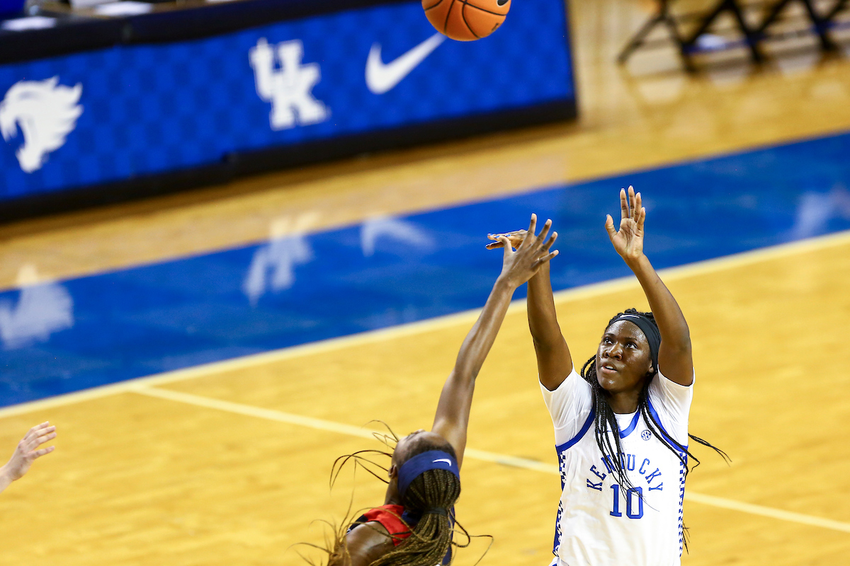 Rhyne Howard. 

Kentucky beats Samford 79-49.  

Photo by Eddie Justice | UK Athletics