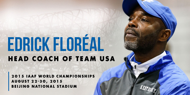 Flor&eacute;al Named Team USA Head Coach for World Championships