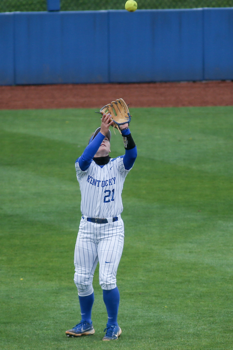 Erin Coffel.

Kentucky beats Georgia 11 - 3.

Photo by Sarah Caputi | UK Athletics