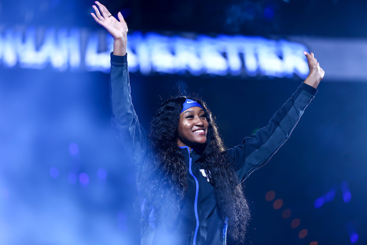 Nyah Leveretter.

Big Blue Madness.

Photo by Grace Bradley | UK Athletics