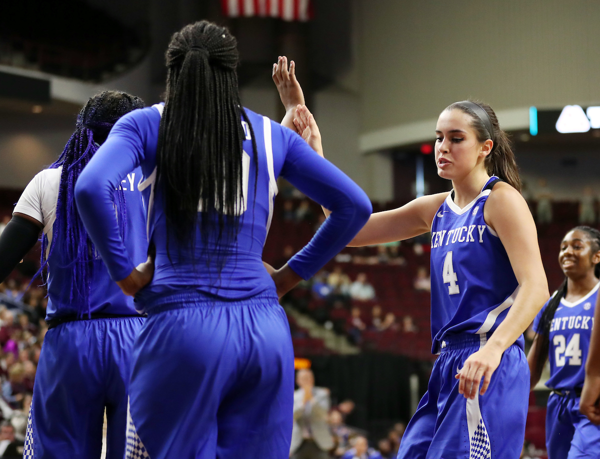 The UK Women's Basketball falls to Texas A&M. 
Photo by Hannah Phillips  | UK Athletics