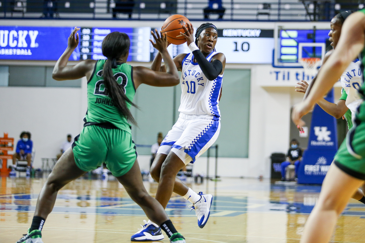 Rhyne Howard.

Kentucky beats Marshall 79-45.

Photo by Hannah Phillips | UK Athletics