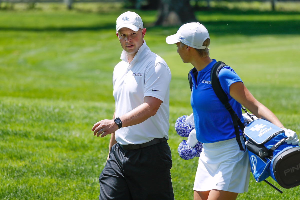 Brian May. Leo Bettel

Women's golf practice.

Photo by Chet White | UK Athletics
