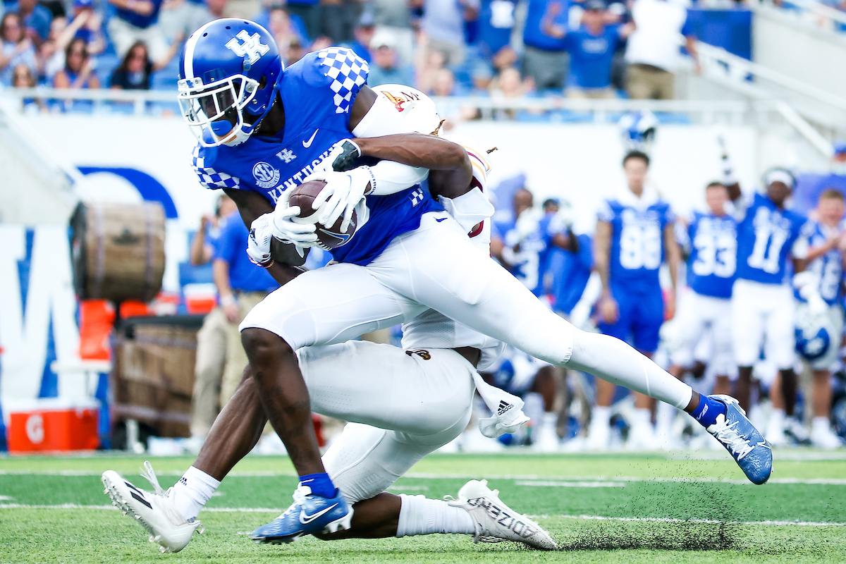 .

UK beat ULM 45-10.

Photo by Eddie Justice | UK Athletics