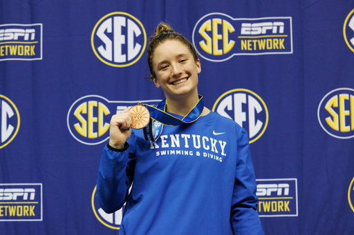 Kyndal Knight.

Day five of the SEC Swim and Dive Championship.

Photo by Elliott Hess | UK Athletics