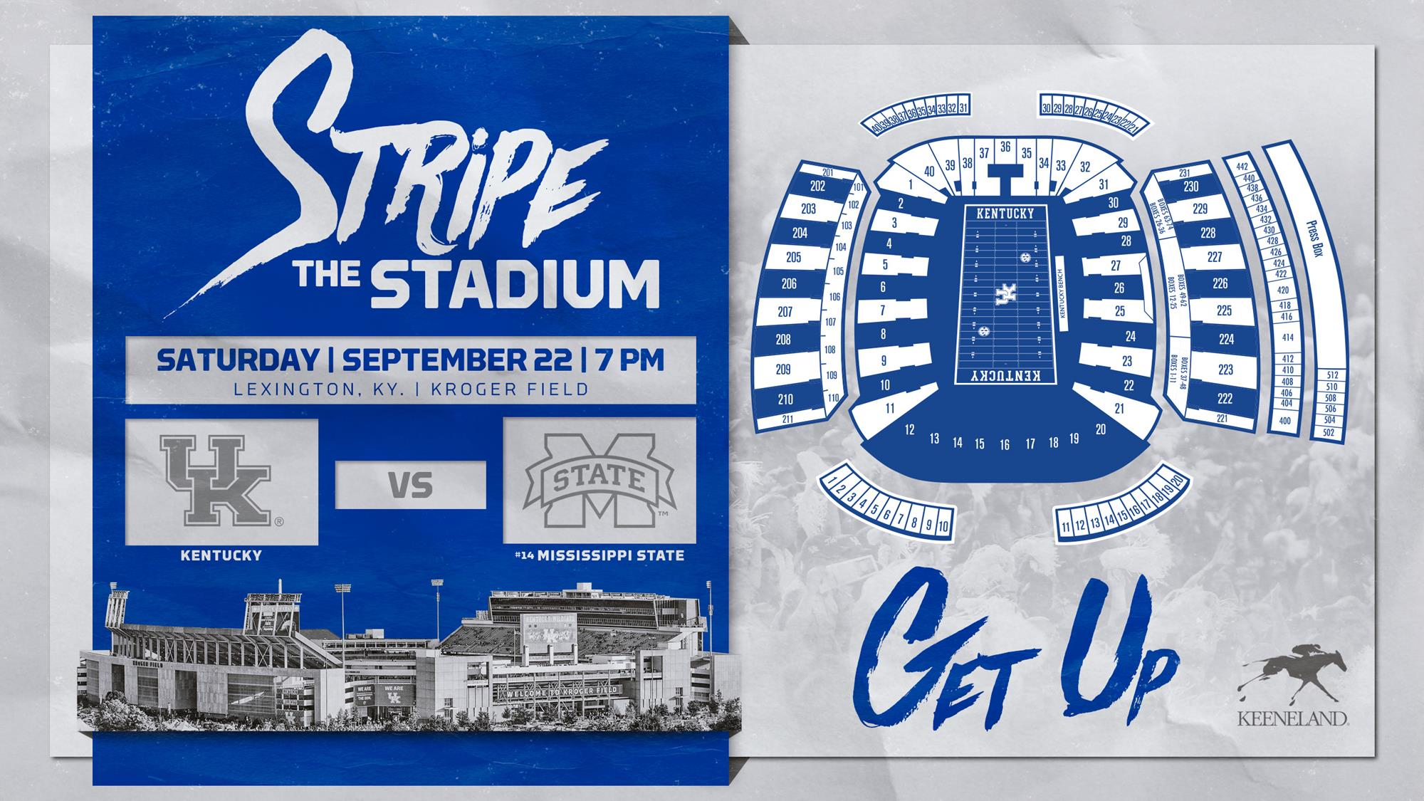 Stripe the Stadium for Mississippi State Game