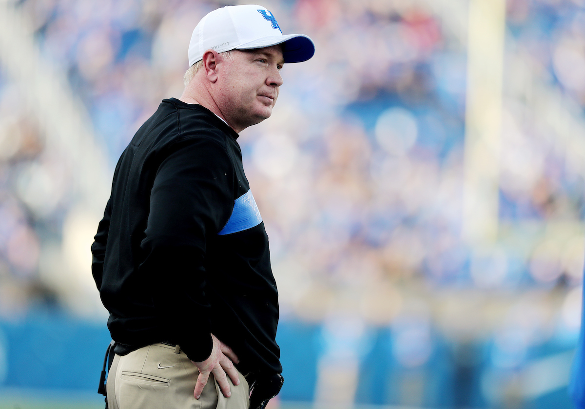 Mark Stoops
UK Football beats MTSU 34-23 on Senior Day at Kroger Field. 

Photo by Britney Howard | UK Athletics