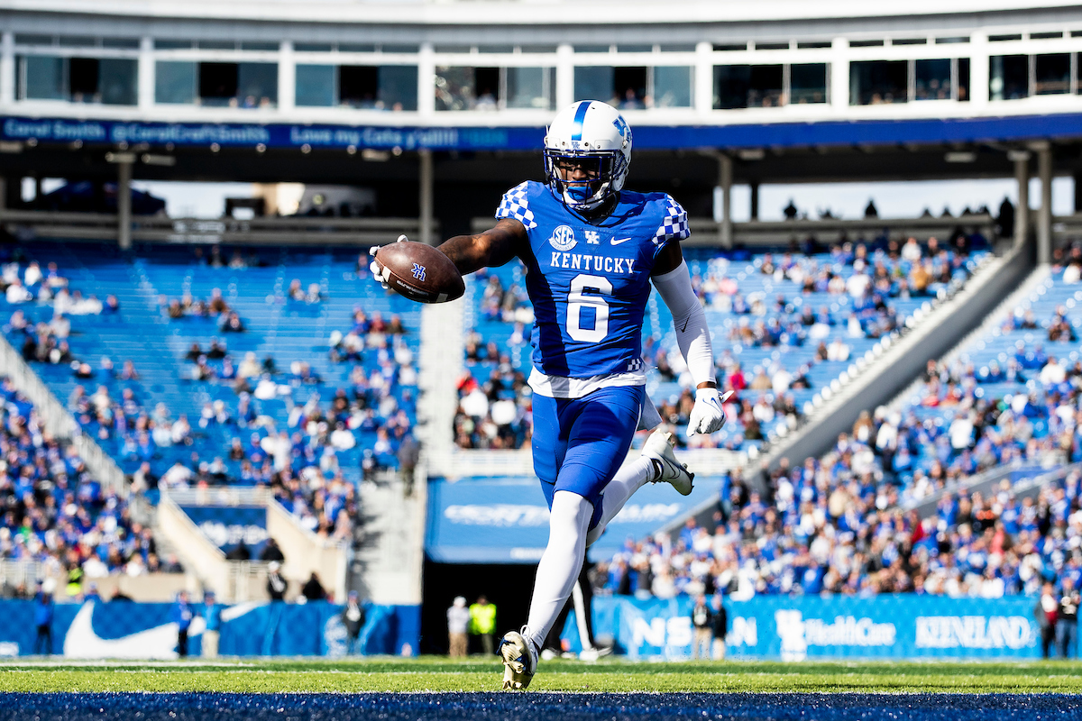Josh Ali.

Kentucky beat New Mexico State 56-16.

Photos by Chet White | UK Athletics