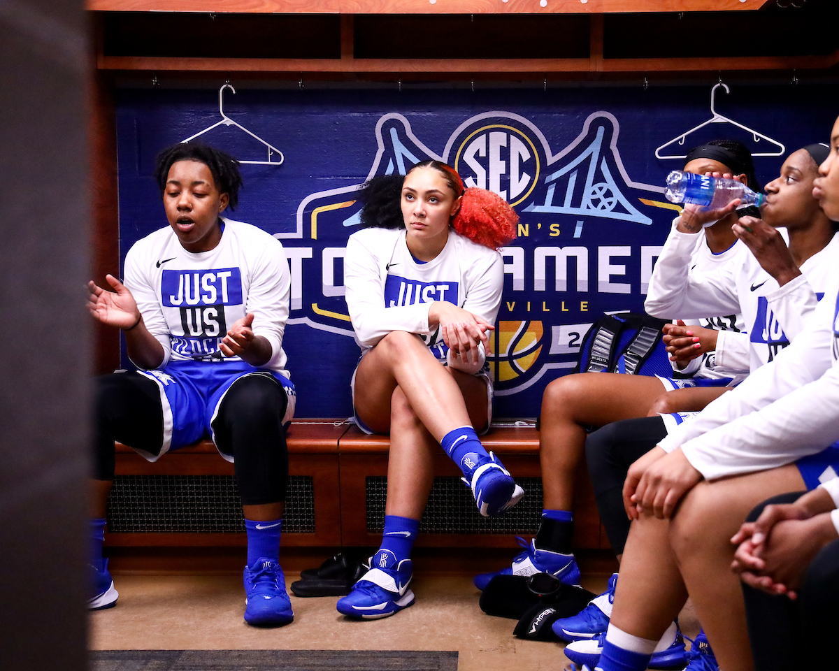 Treasure Hunt. Locker Room. 

Kentucky loses to Georgia 78-66 at the SEC Tournament. 

Photo by Eddie Justice | UK Athletics