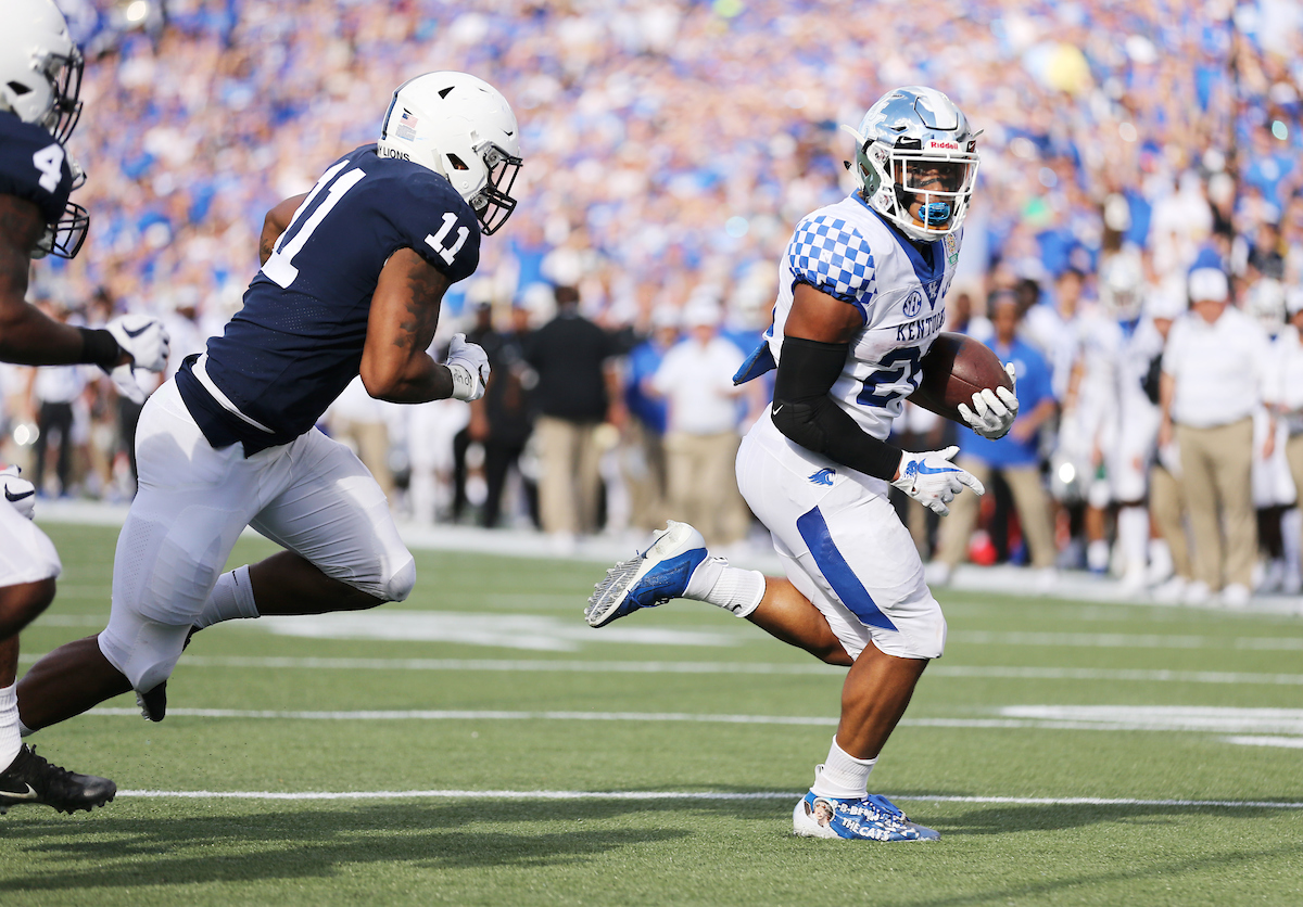 Benny Snell
The UK Football team beat Penn State 27-24 in the Citrus Bowl. 

Photo by Britney Howard  | UK Athletics