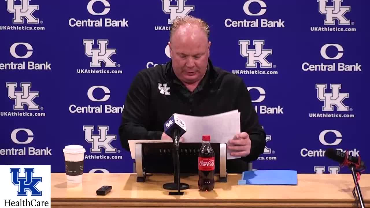 FB: Coach Stoops - Pre-Mississippi State