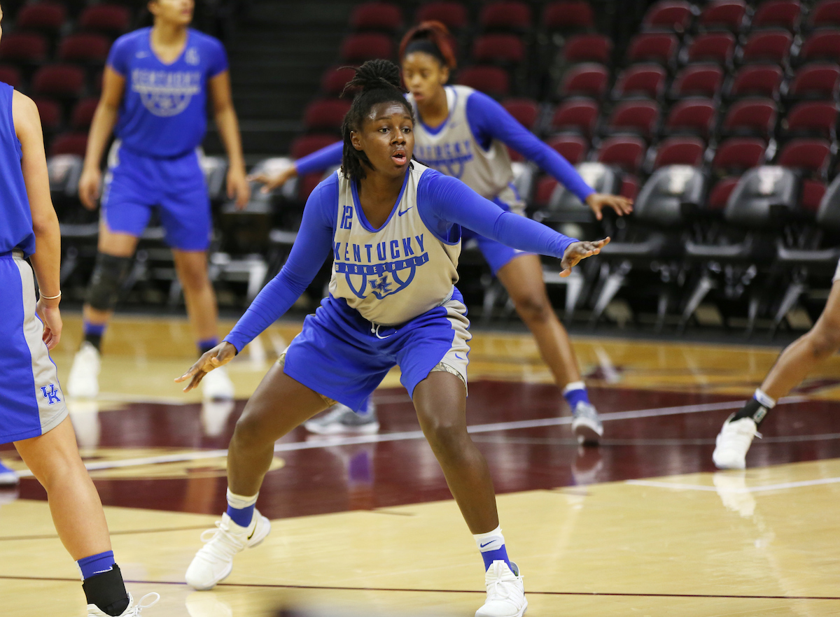 Amanda Paschal

The University of Kentucky women's basketball team practice on January 4, 2018 at Reed Arena. 

Photo by Britney Howard | UK Athletics