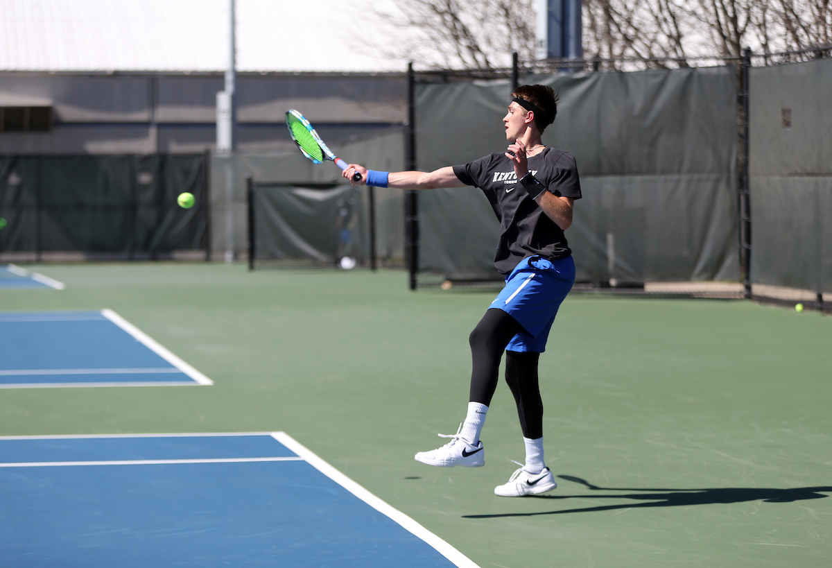 Austin Hussey
The University of Kentucky men's tennis team faces South Carolina on Sunday, March 18, 2018 at The Boone Tennis Center. 

Photo by Britney Howard | UK Athletics