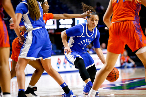 Sabrina Haines. 

Kentucky Beat Florida 65-45. 

Photo by Eddie Justice | UK Athletics