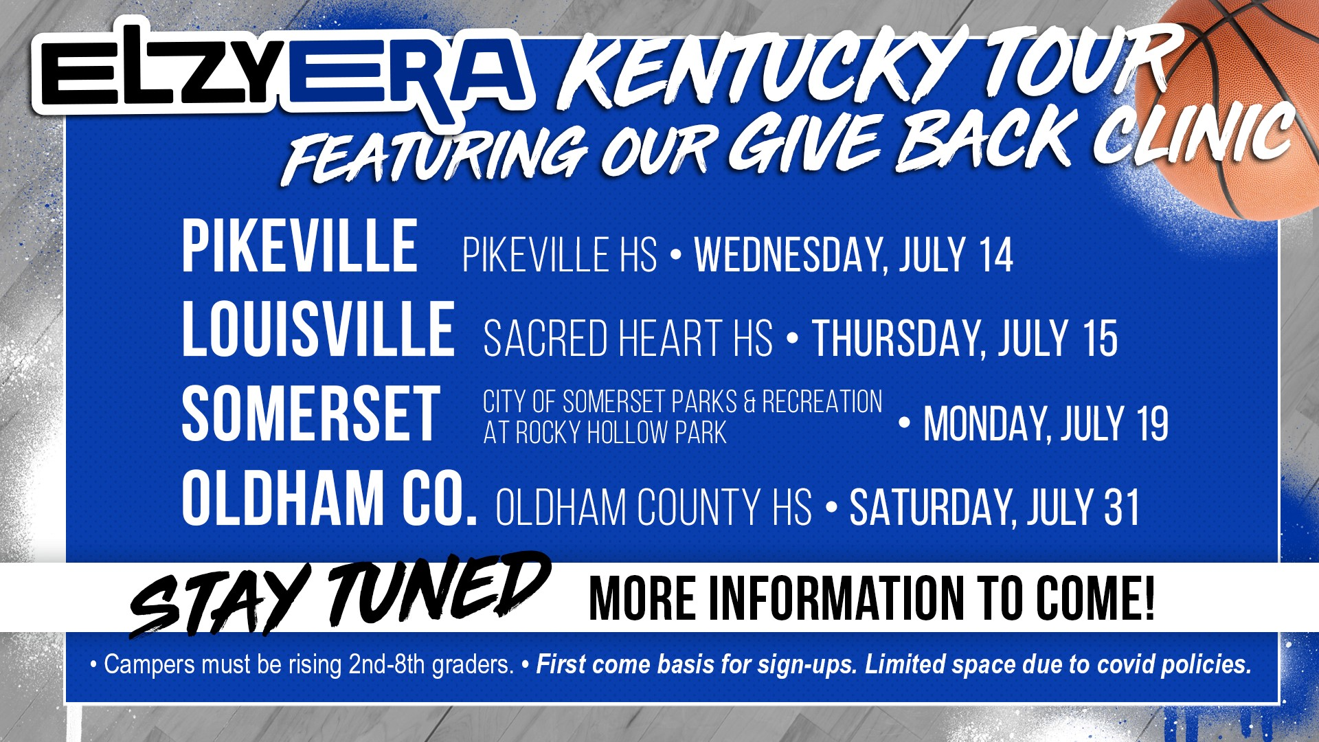 WBB Announces Kentucky Tour With Give Back Clinics