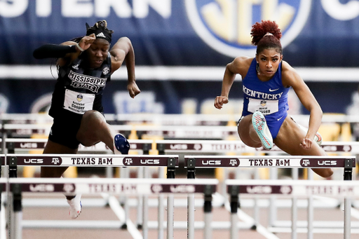 Masai Russell.

Day 2. SEC Indoor Championships.

Photos by Chet White | UK Athletics