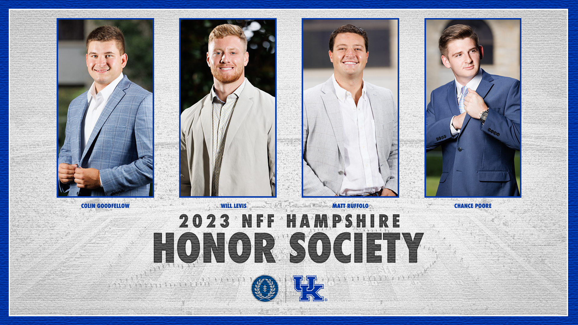 Four Wildcats Named to NFF Hampshire Honor Society