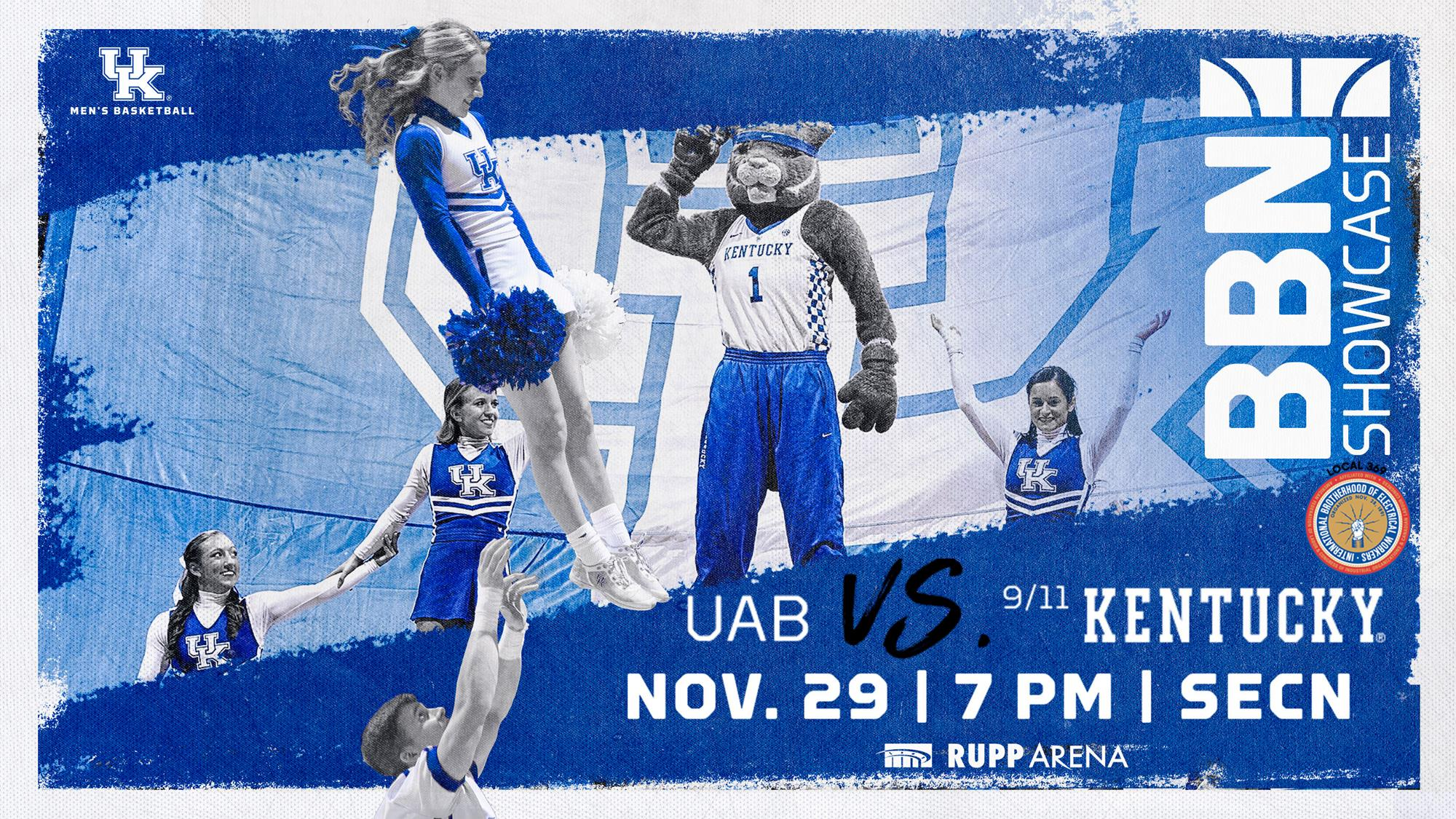 No. 9 Kentucky Hosts UAB on Friday