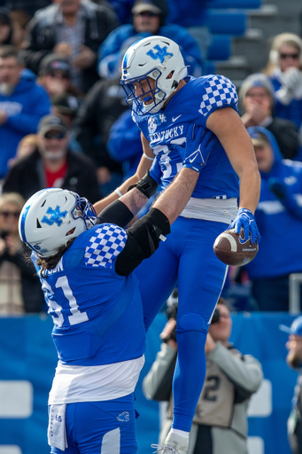 Justin Rigg. Kentucky beat New Mexico State 56-16.Photo By Barry Westerman | UK Athletics