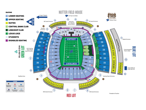 Kroger Field Stadium Map