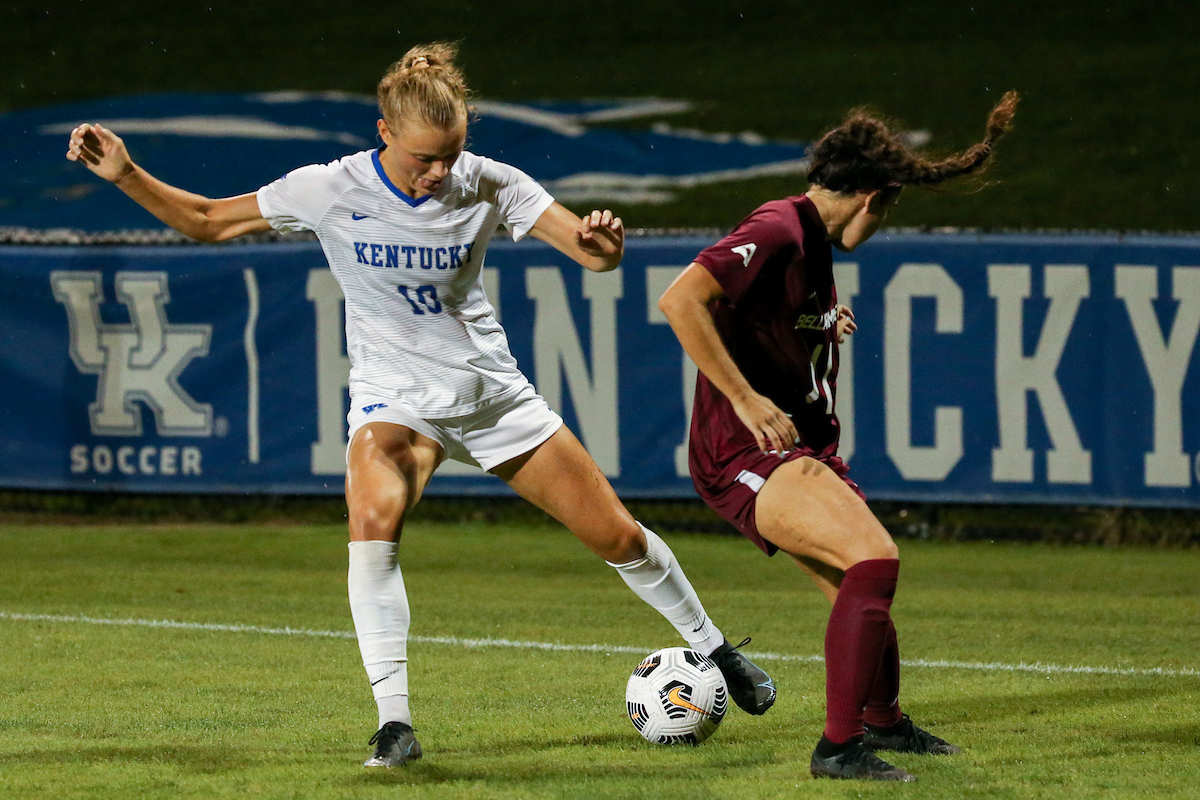 Emilie Rhode.

Kentucky beats Bellarmine 4 - 0.

Photo by Sarah Caputi | UK Athletics