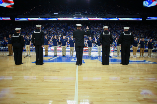 Navy.

Kentucky falls to Tennessee 81-73.

Photo by Grant Lee | UK Athletics