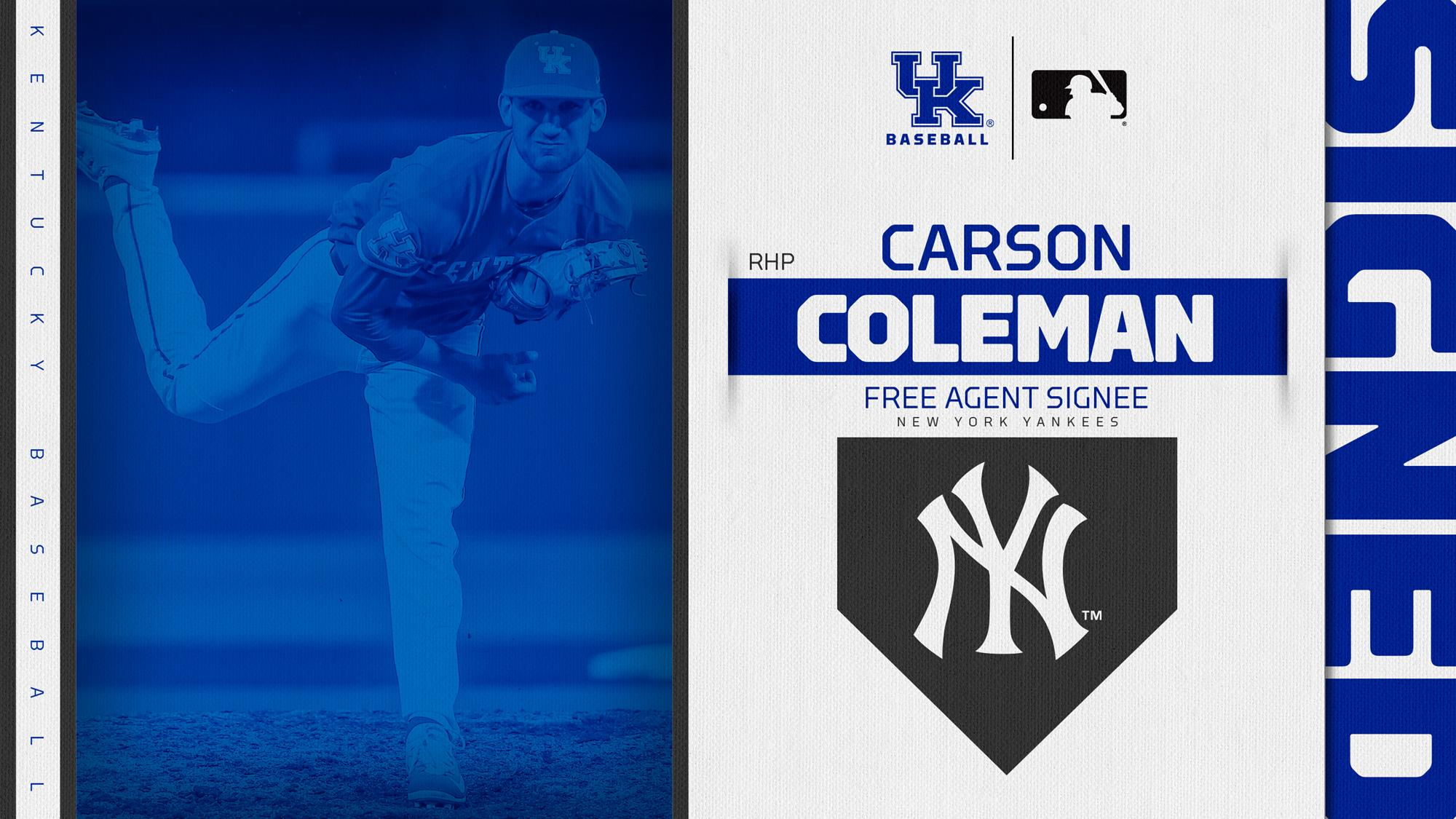 Carson Coleman Signs Contract with New York Yankees