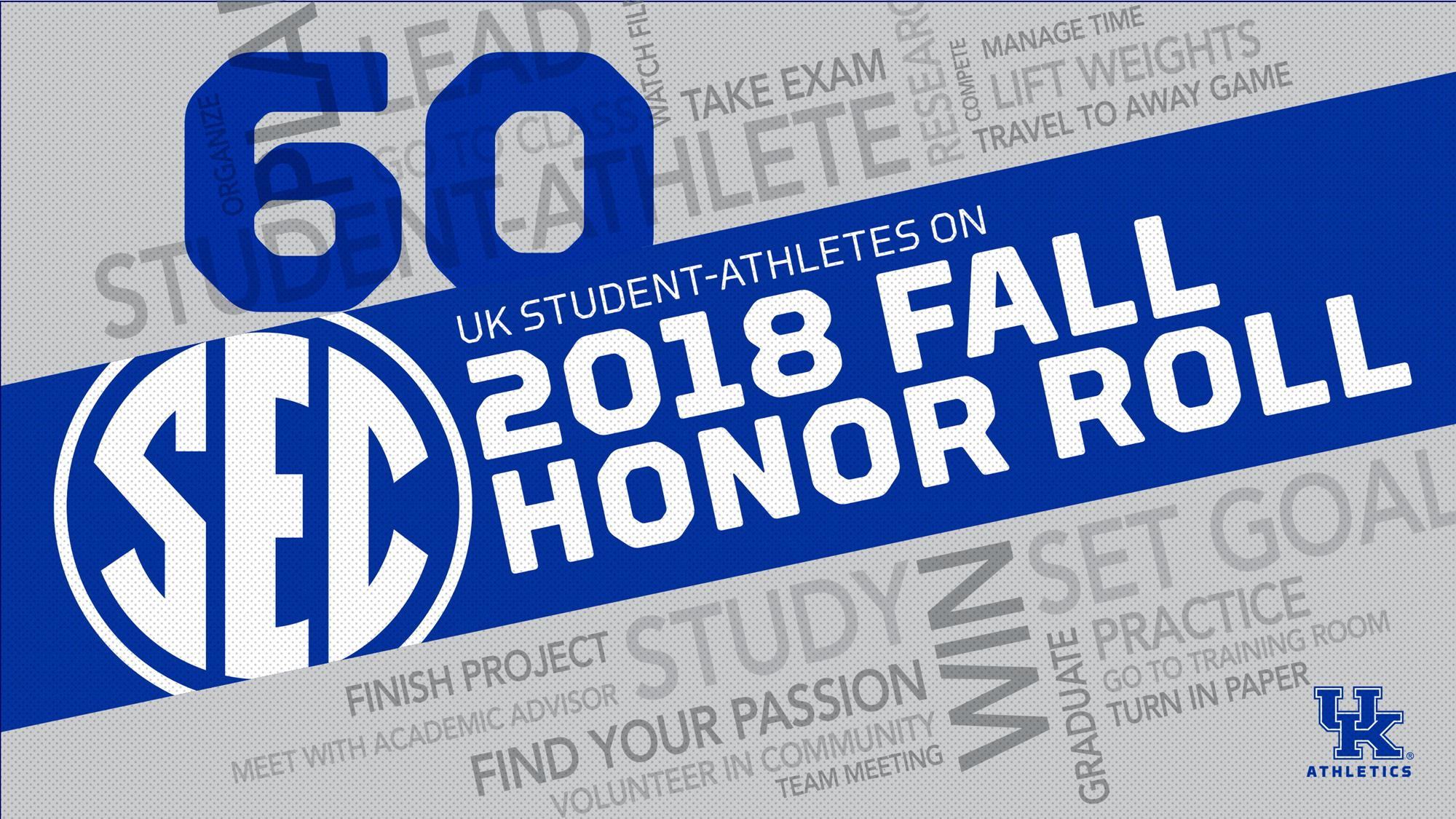 60 Wildcats on SEC Fall Sports Academic Honor Roll