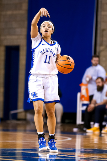 Jada Walker. 

Kentucky beats WVU 83-60.

Photo by Eddie Justice | UK Athletics