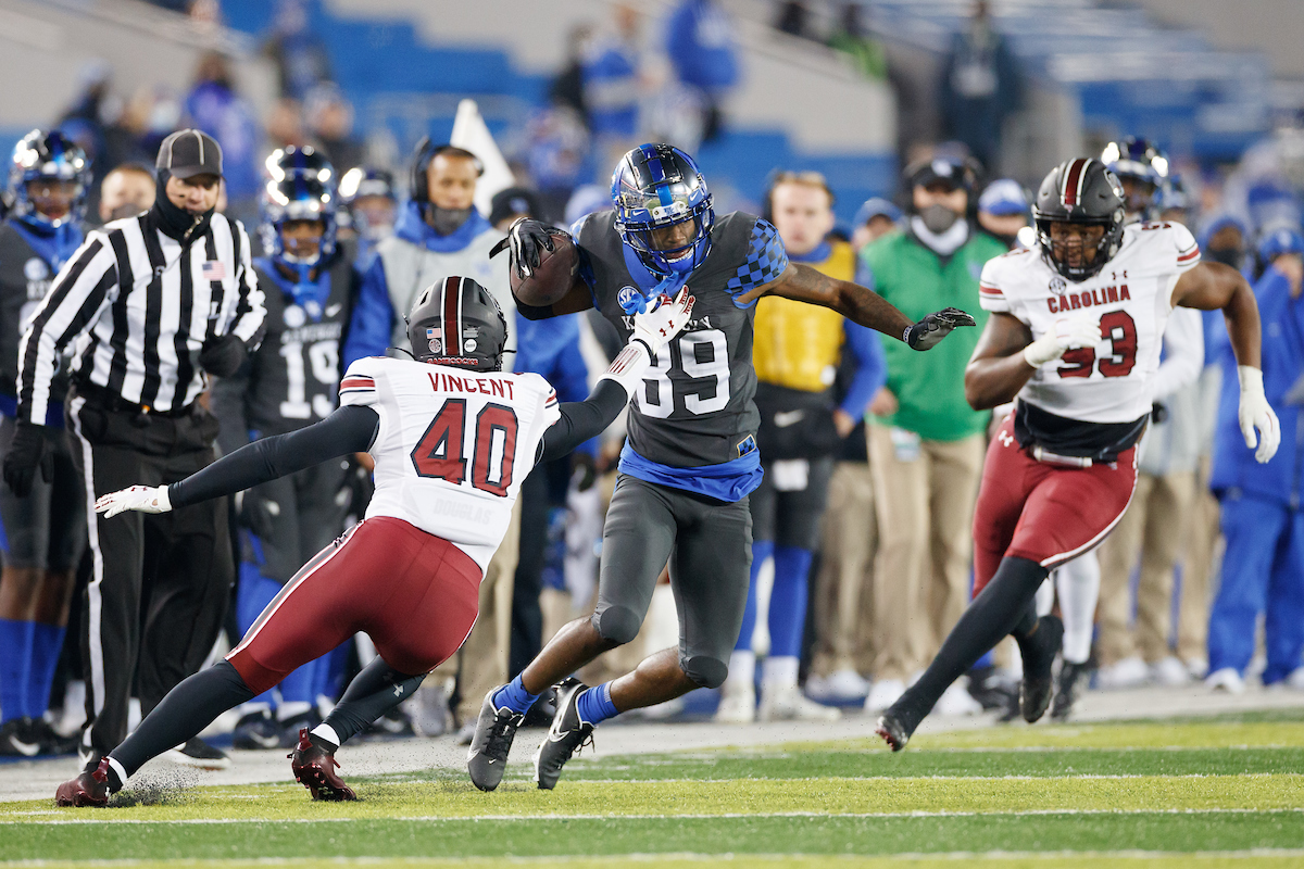 ALLEN DAILEY JR..

Kentucky beats South Carolina, 41-18.

Photo by Elliott Hess | UK Athletics