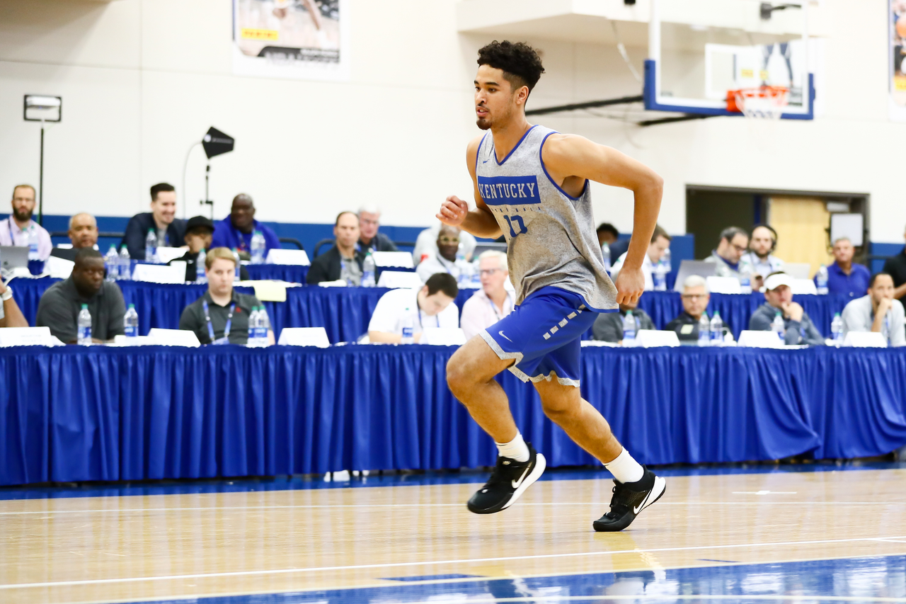 Johnny Juzang.


Kentucky men's basketball Pro Day.


Photo by Elliott Hess | UK Athletics