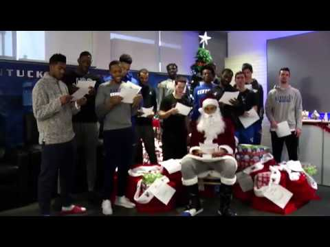 MBB: Kentucky Basketball Sings "We Wish You a Merry Christmas"