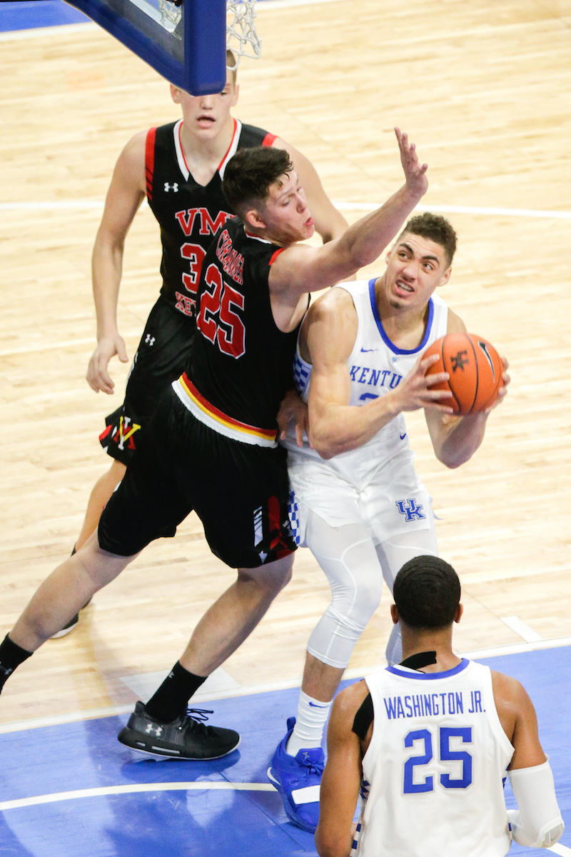 Reid Travis 

UK beats VMI 92-82 at Rupp Arena.

Photo by Isaac Janssen | UK Athletics