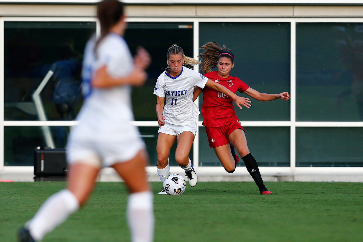 Julia Grosso. 

Kentucky beats Louisiana Lafayette 5-0. 

Photo By Barry Westerman | UK Athletics