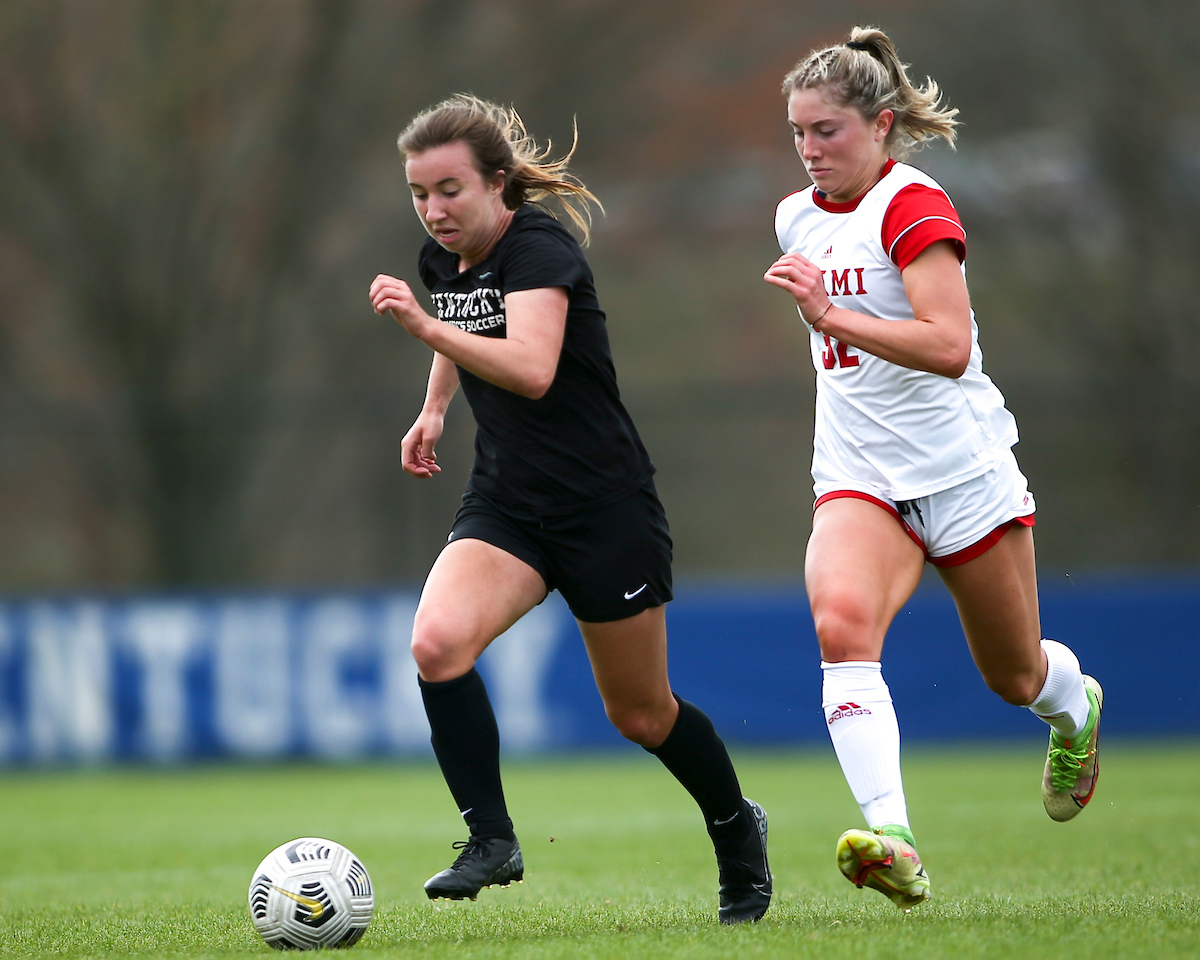 Peyton Rimko.

Kentucky ties Miami Ohio 1-1.

Photo by Grace Bradley | UK Athletics