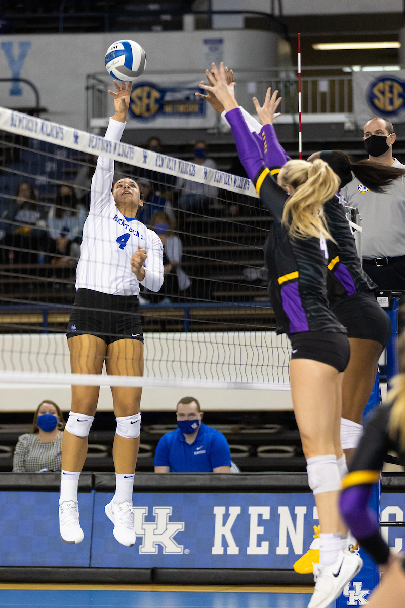 Avery Skinner.

Kentucky sweeps LSU 3 - 0

Photo by Grant Lee | UK Athletics