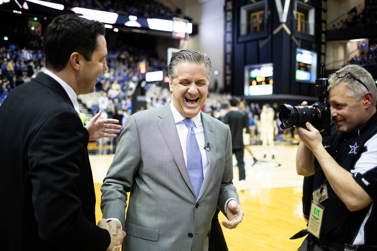 John Calipari.

Kentucky beat Vanderbilt 87-52 on Tuesday, January 29, 2019, at Memorial Gym in Nashville, TN.

Photo by Chet White| UK Athletics