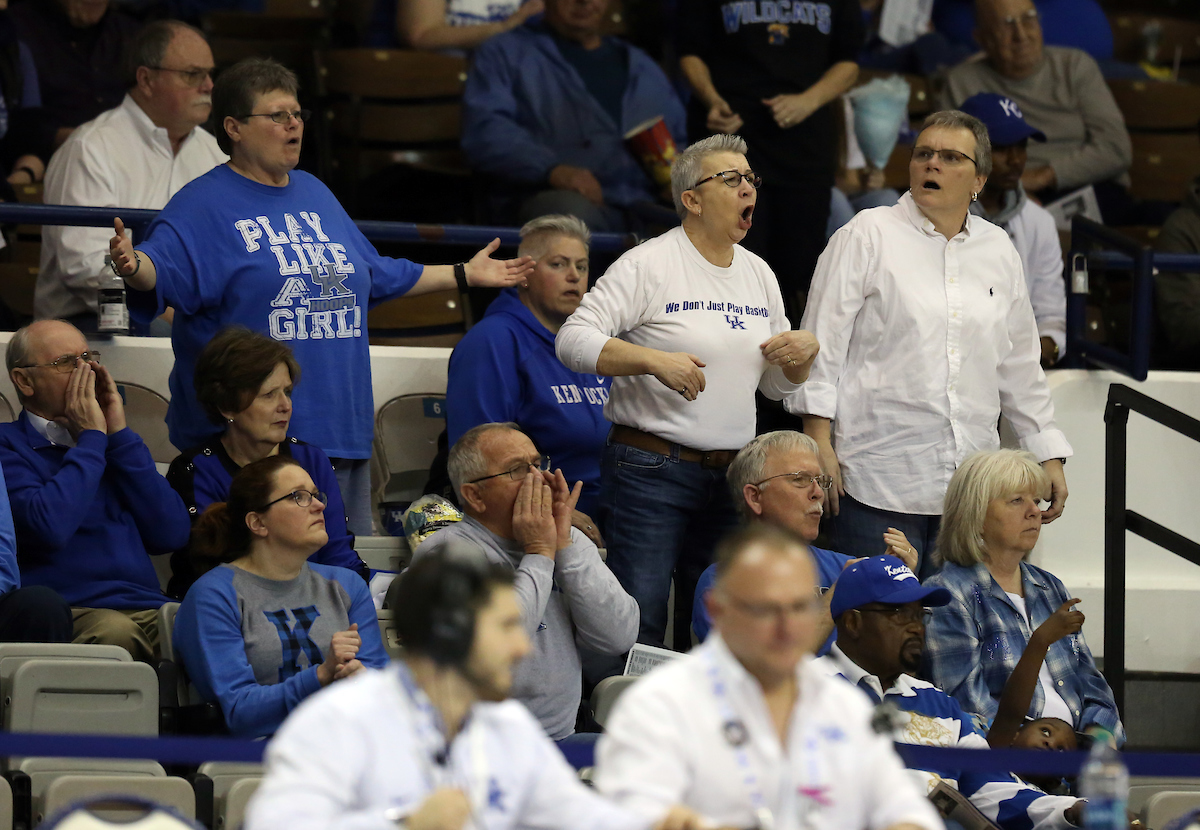 Fans 

The University of Kentucky women's basketball team falls to Mississippi State on Senior Day on Sunday, February 25, 2018 at the Memorial Coliseum.

Photo by Britney Howard | UK Athletics