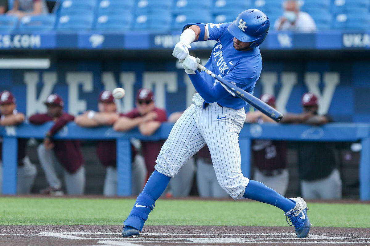 Coltyn Kessler.

Kentucky beats EKU 7 - 6.

Photo by Sarah Caputi | UK Athletics