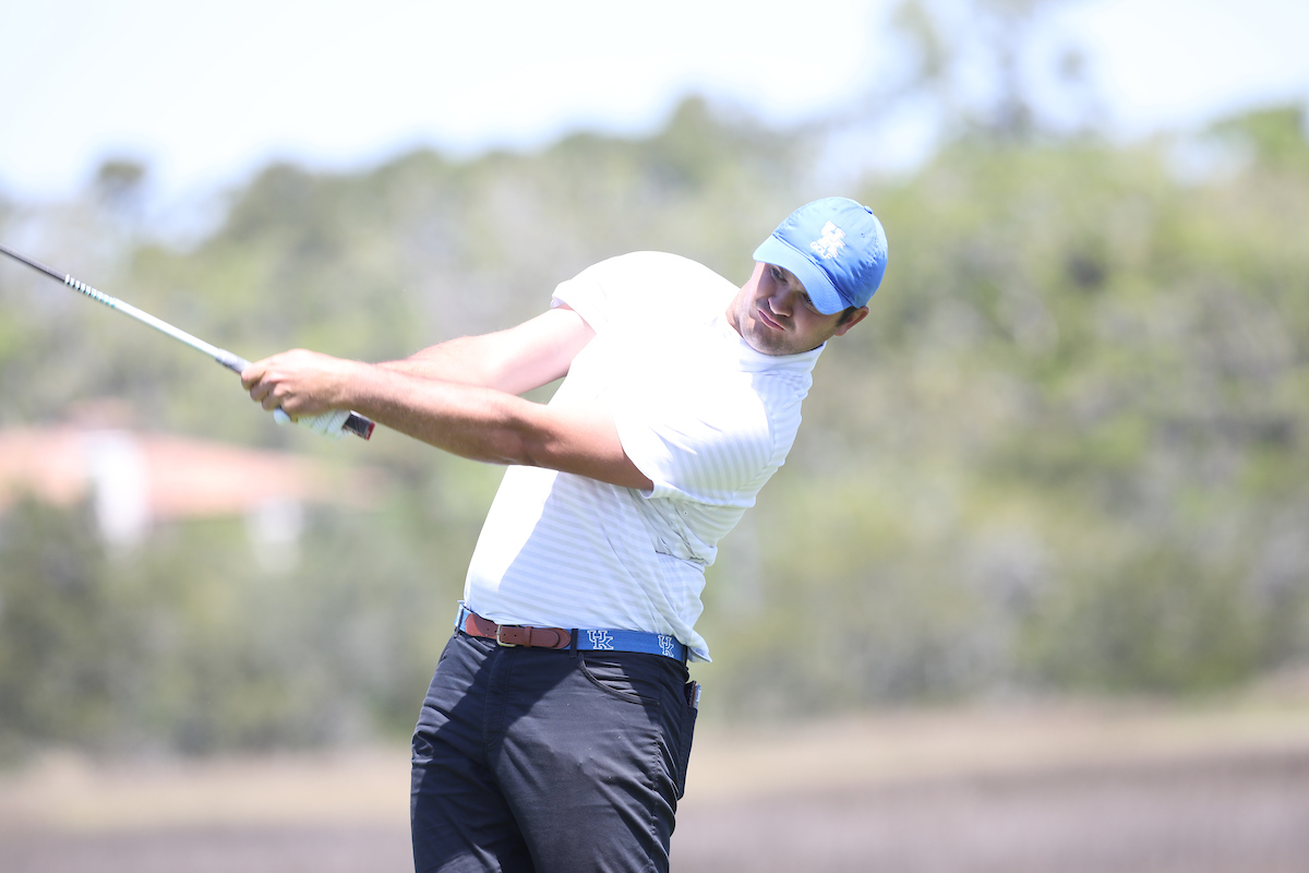 Kentucky during the second round of the SEC Championship at Sea Island Golf Club on St. Simons Island, Ga., on Thursday, April 22, 2021. (Photo by Steven Colquitt)