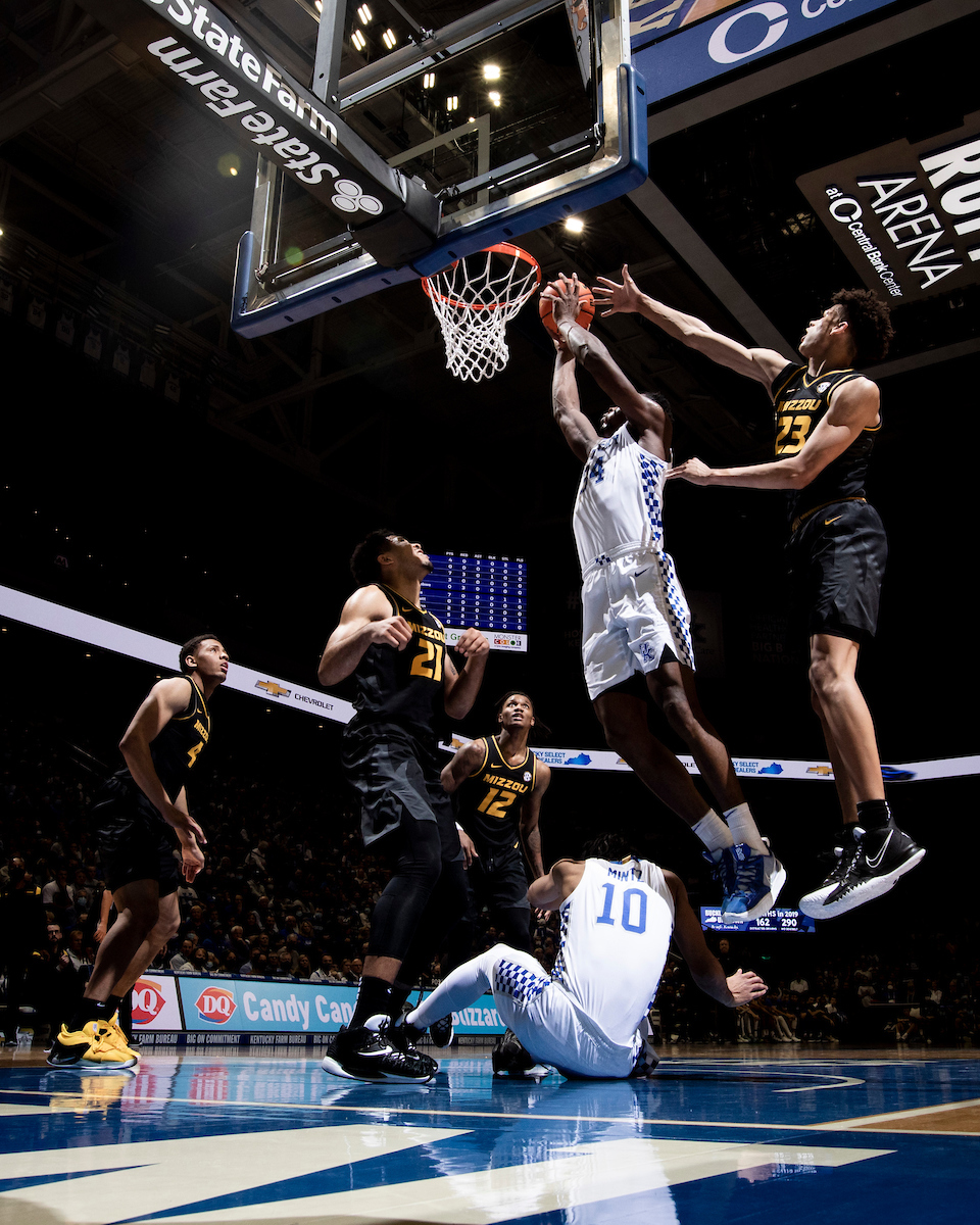Oscar Tshiebwe. 

Kentucky beat Missouri 83-56.

Photos by Chet White | UK Athletics