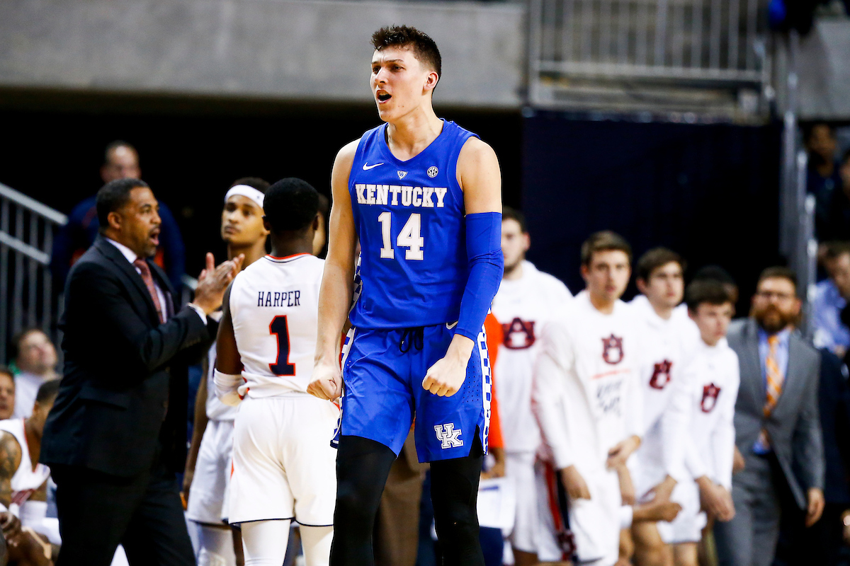 Tyler Herro.

Kentucky beat Auburn 82-80 at Auburn Arena in Auburn, AL., on Saturday, January 19, 2019.

Photo by Chet White | UK Athletics