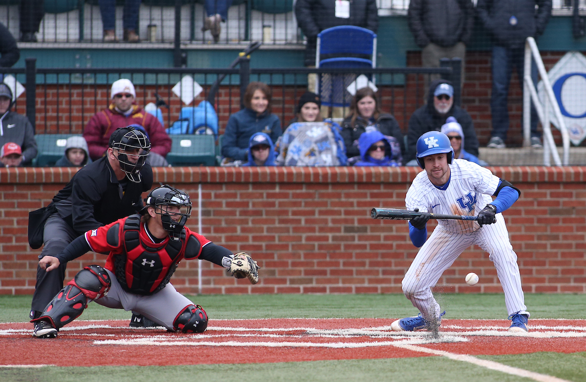 Trey Dawson

The University of Kentucky baseball team beat Texas Tech 11-6 on Saturday, March 10, 2018, in Lexington?s Cliff Hagan Stadium.

Barry Westerman | UK Athletics