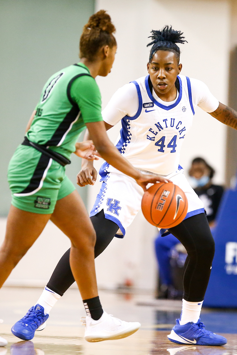 Dre'una Edwards.  

Kentucky beats Marshall 79-45.

Photo by Eddie Justice | UK Athletics