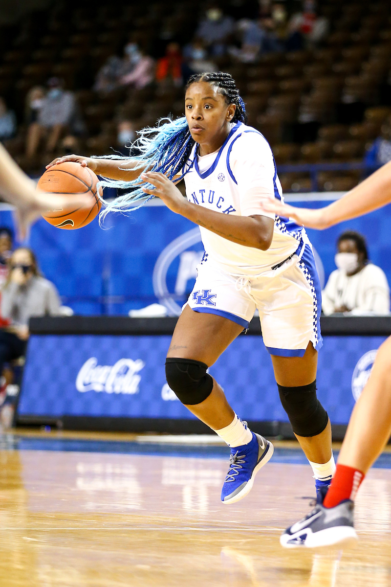 Keke McKinney.  

Kentucky beats Samford 88-54.

Photo by Eddie Justice | UK Athletics