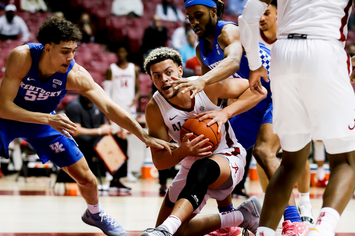 Lance Ware. Isaiah Jackson.

Kentucky loses to Alabama, 70-59.

Photo by Chet White | UK Athletics