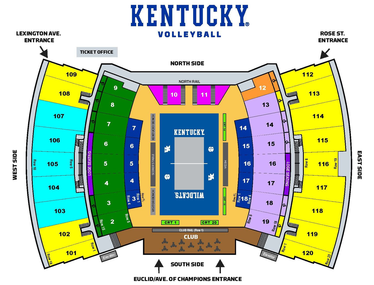 2026 Volleyball Season Ticket Seating Chart CROPPED