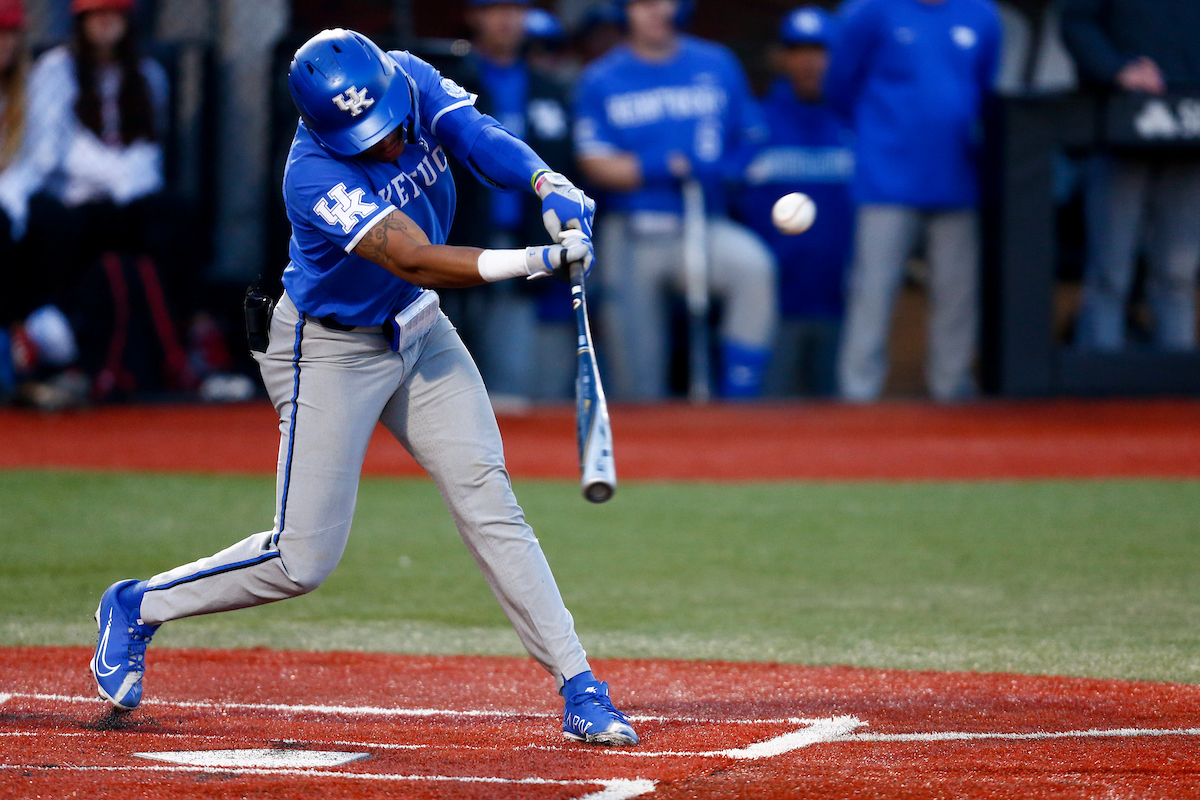 Daniel Harris IV. 

Kentucky falls to Louisville 4-2. 

Photo By Barry Westerman | UK Athletics