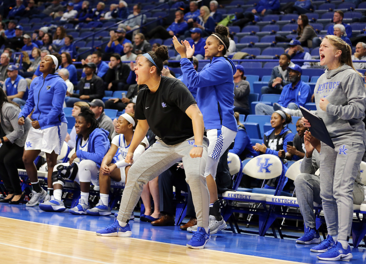 Sabrina Haines 

Women's Basketball beats Virginia 63-51 at Rupp Arena on Thursday, November 15, 2018.

Photo by Britney Howard  | UK Athletics
