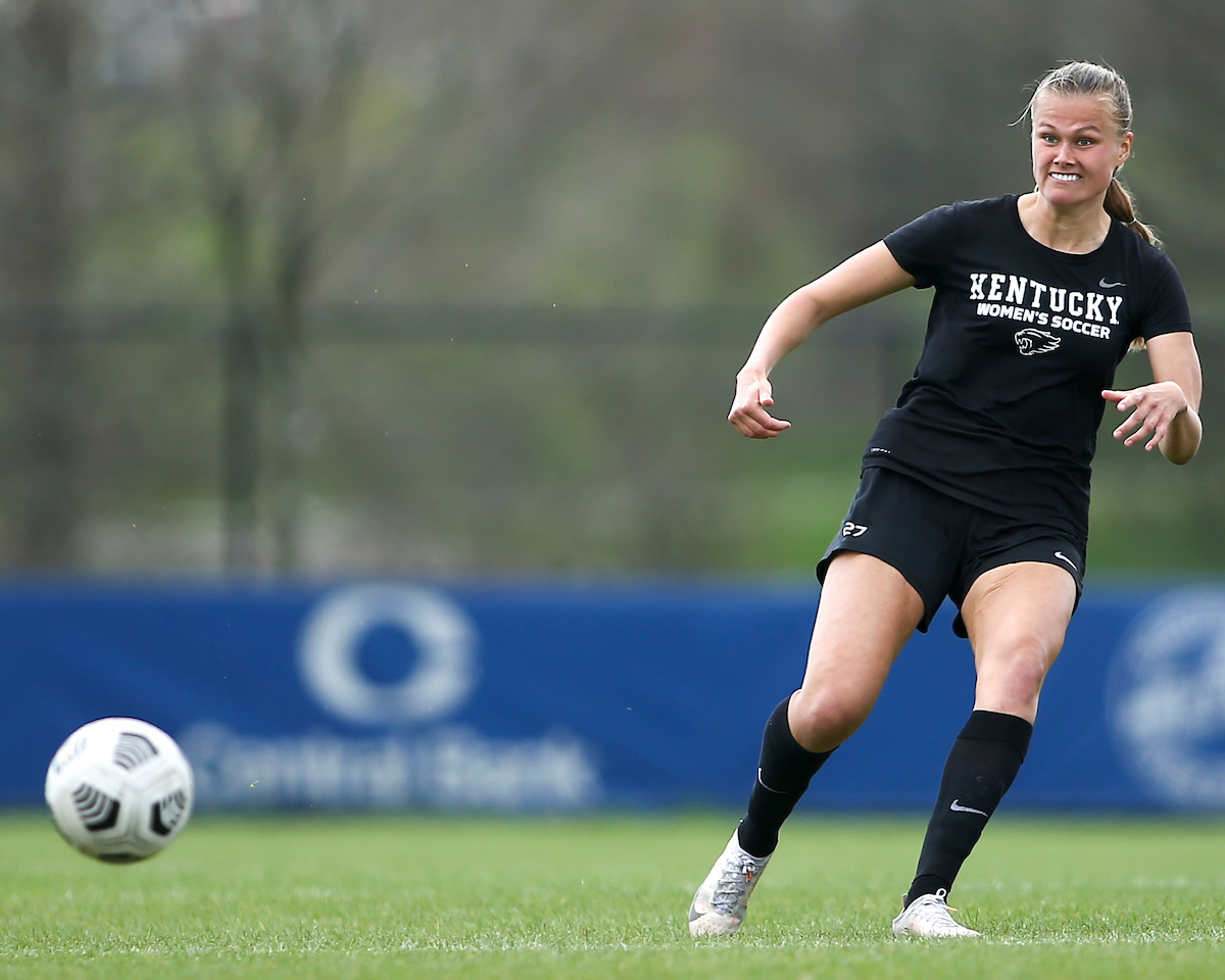 Marie Lynge Olesen.

Kentucky ties Miami Ohio 1-1.

Photo by Grace Bradley | UK Athletics